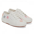 Front - Superga Childrens/Kids 2750 Flowers Terrycloth Trainers