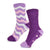Front - RJM Womens/Ladies Stripe Gripped Socks (Pack of 2)