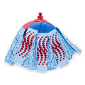 Red-Blue - Back - Vileda Supermocio Mop Head (Pack of 2)