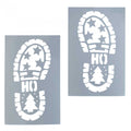 Front - Premier Santa Boot Stencil (Pack of 2)
