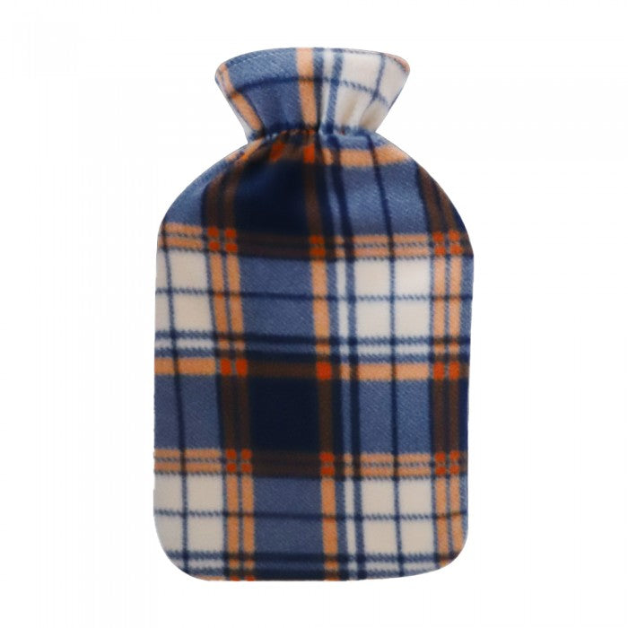 Front - Hearth and Home Checkerboard 2L Fleece Hot Water Bottle Cover