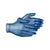 Front - Aurelia Delight Blue PD Blue Powdered Vinyl Gloves (Pack Of 100)