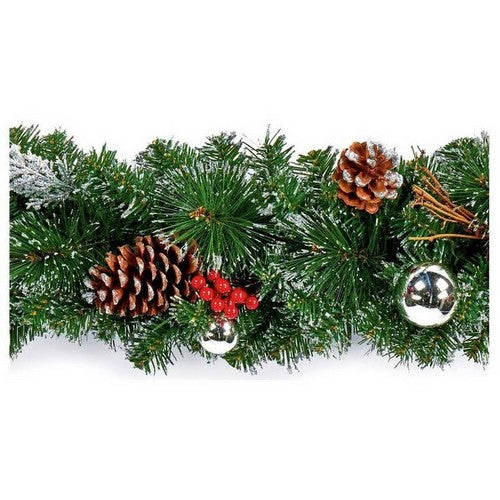 Silver - Front - Premier Christmas Dressed Garland