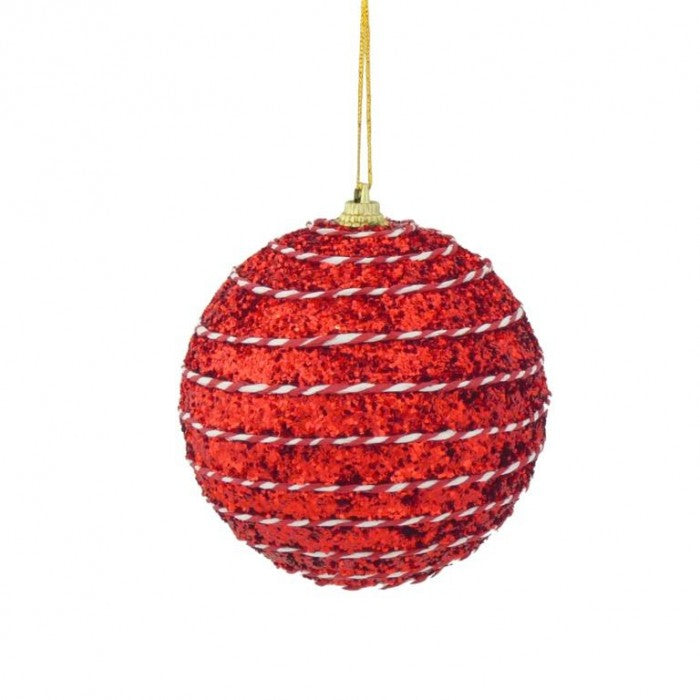 Front - Davies Products Glitter String Bauble
