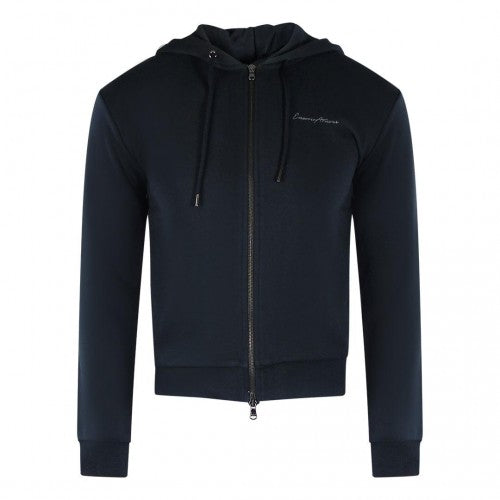 Front - Emporio Armani Mens Full Zip Hoodie