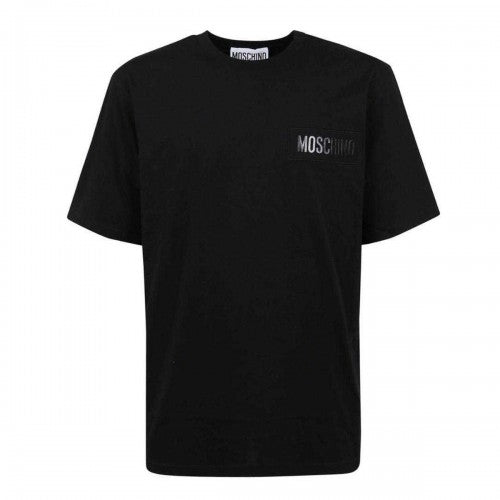 Front - Moschino Mens Patch Logo T-Shirt