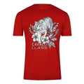 Front - Cavalli Class Unisex Adult Floral Tiger Logo T-Shirt
