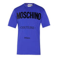 Front - Moschino Mens Couture Gloss Logo T-Shirt