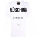 Front - Moschino Mens Couture Milano T-Shirt