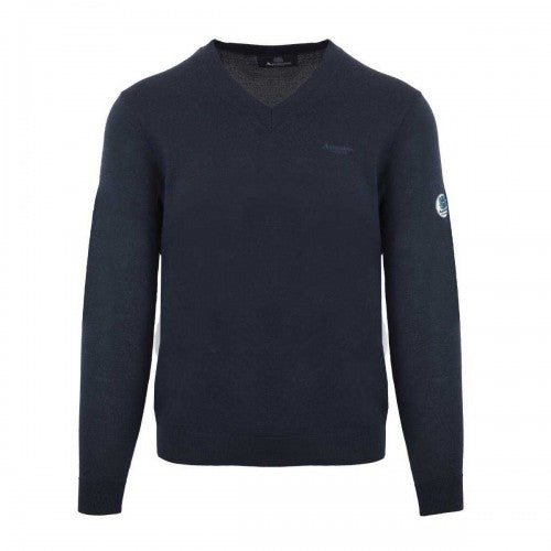 Front - Aquascutum Mens V Neck Jumper