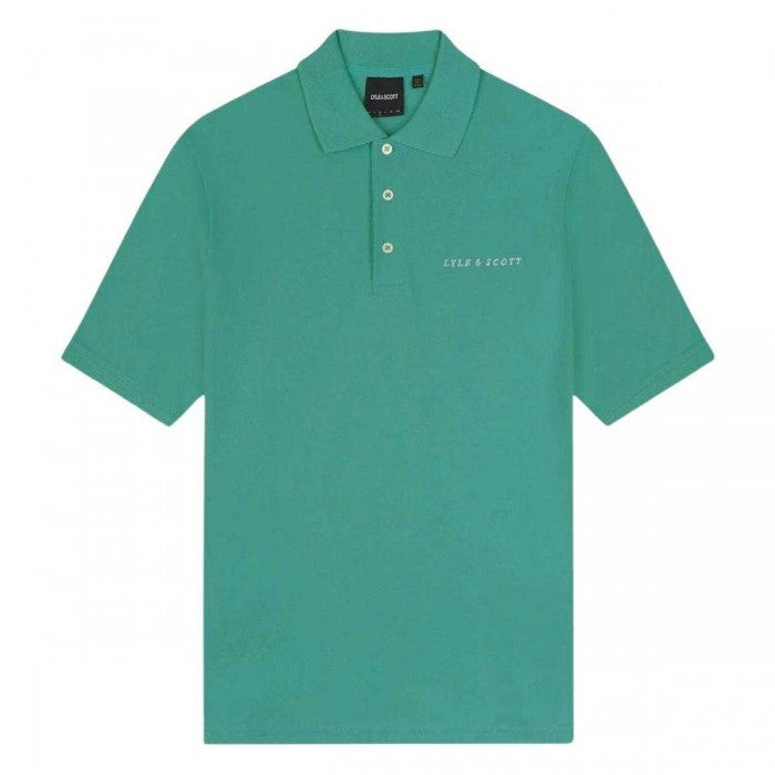 Front - Lyle & Scott Mens Embroidered Logo Polo Shirt