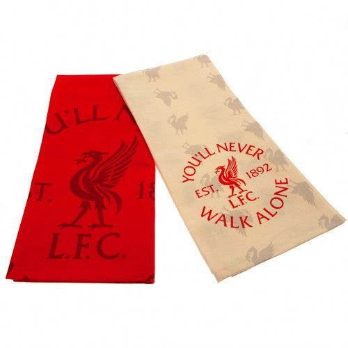 Front - Liverpool FC You´ll Never Walk Alone Tea Towel Set (Pack of 2)