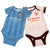 Front - Manchester City FC Baby 2023/2024 Bodysuit (Pack of 2)