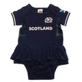 Front - Scotland RU Baby Girls Tutu Skirt Bodysuit