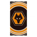 Front - Wolverhampton Wanderers FC Crest Beach Towel