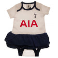 Front - Tottenham Hotspur FC Baby Tutu Skirt Bodysuit