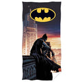 Front - Batman Logo Cotton Beach Towel
