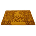 Front - The Lord Of The Rings You Shall Not Pass Embossed Door Mat