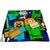 Front - Minecraft Fleece Characters Blanket
