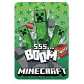 Front - Minecraft Boom Fleece Blanket