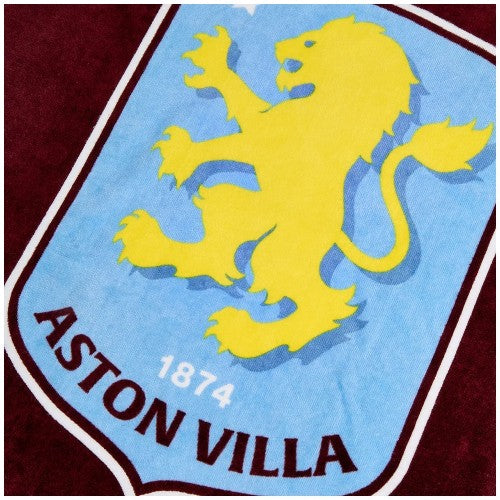 Front - Aston Villa FC Crest Beach Towel
