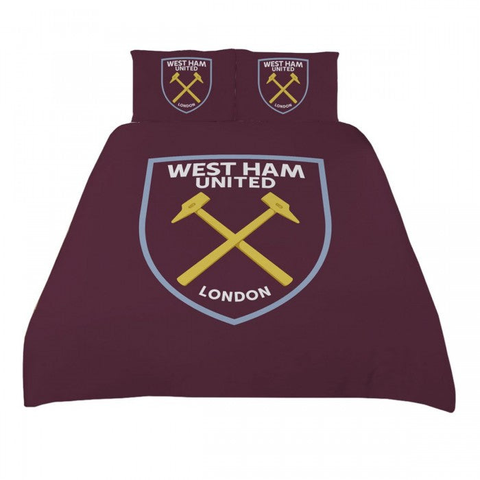 Front - West Ham United FC Crest Double Duvet Set