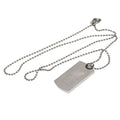 Front - Liverpool FC Engraved Liverbird Dog Tag And Chain