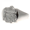 Front - Liverpool FC Official Silver Plated Crest Ring