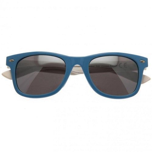 Front - Manchester City FC Childrens/Kids Retro Sunglasses