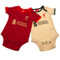 Front - Liverpool FC Baby Bodysuit (Pack of 2)