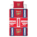Front - Arsenal FC Gunners Reversible Crest Duvet Set