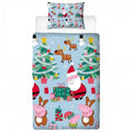 Front - Peppa Pig Santa Reversible Duvet Set