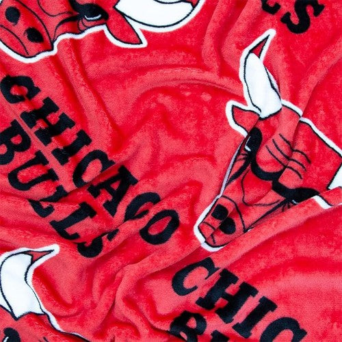 Front - Chicago Bulls NBA Fleece Blanket