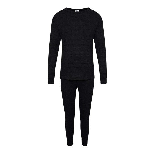 Front - K Collection Childrens/Kids Long-Sleeved Thermal Base Layers Set