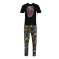 Front - Deadpool Mens Cinematic Cotton Pyjama Set