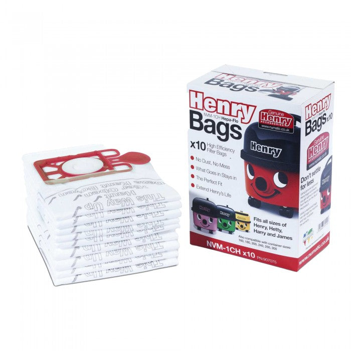 Front - Numatic 3 Layer Dust Bags (Pack of 10)
