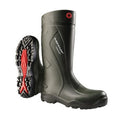 Green - Back - Dunlop Adults Unisex Purofort Plus Full Safety Wellington Boots