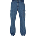 Front - Urban Classics Mens Straight Leg Cargo Jeans