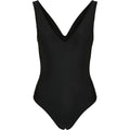 Front - Urban Classics Womens/Ladies Recycled High Leg One Piece Swimsuit