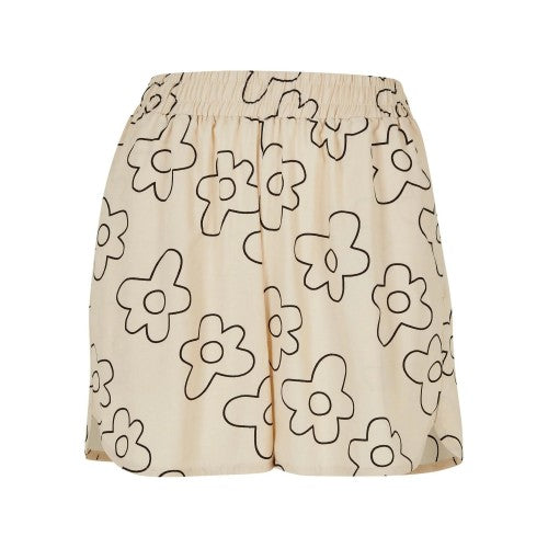 Front - Urban Classics Womens/Ladies Viscose All-Over Print Resort Shorts