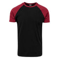Front - Urban Classics Mens Contrast Raglan T-Shirt