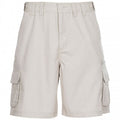 Front - Trespass Mens Gally Water Repellent Hiking Cargo Shorts