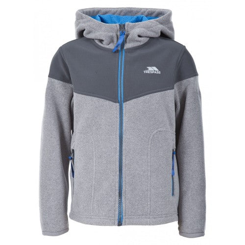 Front - Trespass Childrens Boys Bieber Full Zip Fleece Jacket
