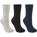 Front - Trespass Sliced Mens Plain Casual Socks (Pack Of 3) - ASRTD
