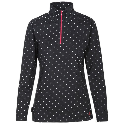 Front - Trespass Womens/Ladies Betty II 1/2 Zip Long Sleeve Top