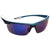 Front - Trespass Adults Unisex Hinter Blue Mirror Sunglasses
