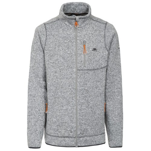 Front - Trespass Mens Wallow Full Zip Fleece Jacket