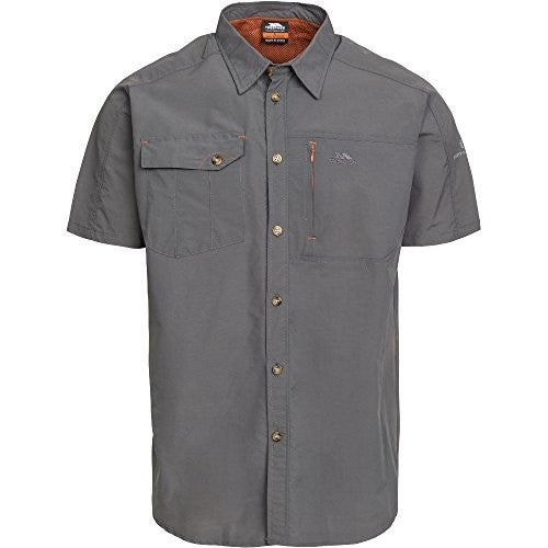 Front - Trespass Mens Lowrel Short Sleeve Travel Shirt