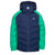Front - Trespass Childrens Boys Sidespin Waterproof Padded Jacket
