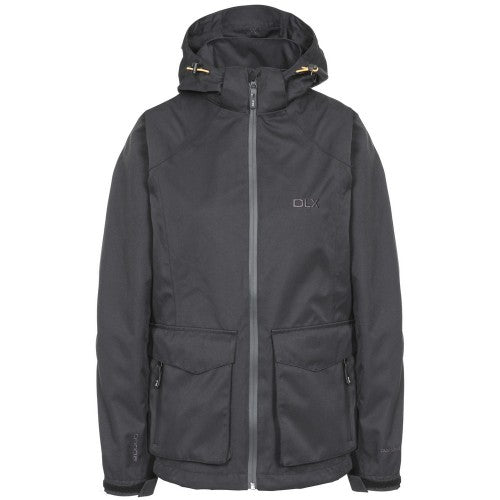 Front - Trespass Womens/Ladies Emeson DLX Hooded Waterproof Jacket